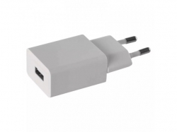 Síťový adaptér na USB 5V/1A, bílý