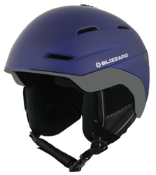 BLIZZARD Bormio ski helmet, blue matt/anthracite metallic matt