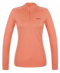 Dámská merino mikina Aron Zip L light orange ***ZDARMA DOPRAVA***