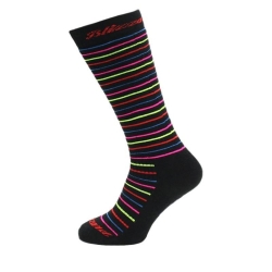 BLIZZARD BLIZZARD Viva Allround ski socks junior, black/rainbow stripes