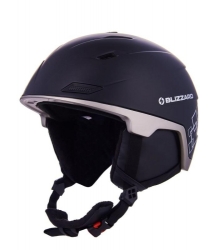 BLIZZARD BLIZZARD Double ski helmet, black matt/gun metal/silver squares