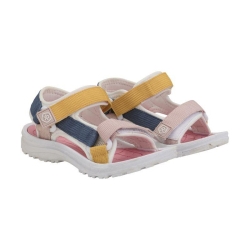 COLOR KIDS COLOR KIDS Colorblock sandals W. Velcro-5077-Coral Blush, 2025