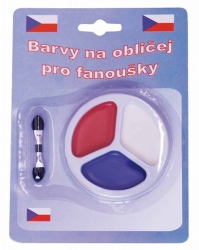 Barvy na obličej ČR 1