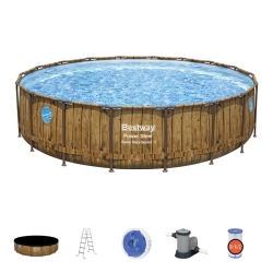 Bazén Power Steel Wood Swim Vista 5,49 x 1,22 m - 56977