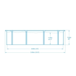 Bazén Hydrium 3,6 x 1,2 m - 56574