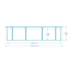 Bazén Hydrium 4,6 x 1,2 m - 56384