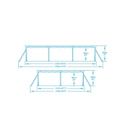 Bazén Steel Pro 3 x 2,01 x 0,66 m - 56404