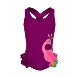 COLOR KIDS COLOR KIDS Swimsuit w. animal, festival fuchsia, 2022