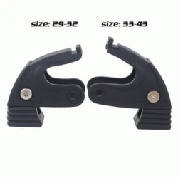 BRZDA CLIPS, DASTY, NEO-X, DACO, F 21, REBEL PP a  AL, black 33-43