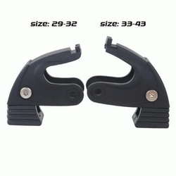 BRZDA CLIPS, DASTY, NEO-X, DACO, F 21, REBEL PP a  AL, black 33-43