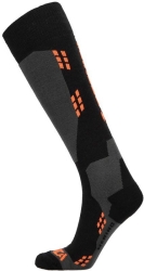 TECNICA TECNICA Merino ski socks, black/orange