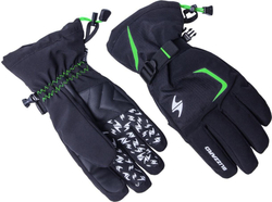 BLIZZARD Reflex ski gloves, black/green