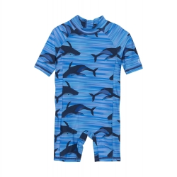 COLOR KIDS COLOR KIDS Baby Suit S/S AOP, azure blue, 2023