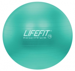 Gymnastický míč LIFEFIT® ANTI-BURST 75 cm, tyrkysový