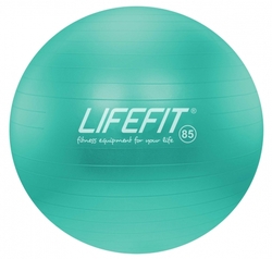 Gymnastický míč LIFEFIT ANTI-BURST 85 cm, tyrkysový
