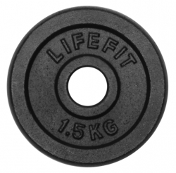 Kotouč LIFEFIT® 1,5kg, kovový, pro 30mm tyč