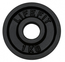 Kotouč LIFEFIT® 1,0kg,Angular, kovový, pro 30mm tyč