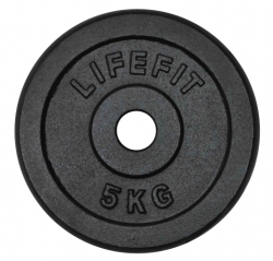 Kotouč LIFEFIT® 5kg, kovový, pro 30mm tyč