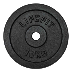 Kotouč LIFEFIT® 10kg, kovový, pro 30mm tyč