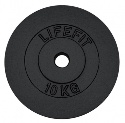 Kotouč LIFEFIT® 10kg,Angular, kovový, pro 30mm tyč