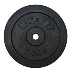 Kotouč LIFEFIT® 20kg, kovový, pro 30mm tyč