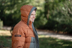 Pánská péřová bunda Durra M brown/khaki ***ZDARMA DOPRAVA***