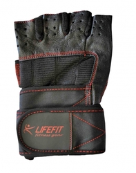 Fitness rukavice LIFEFIT® TOP, vel. L, černé