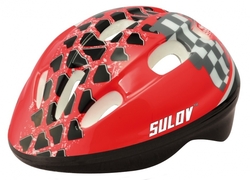 Dětská cyklo helma SULOV JUNIOR, vel. L, červená