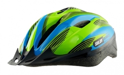 Dětská cyklo helma SULOV® JR-RACE-B, vel S/50-53cm, modro-zelená