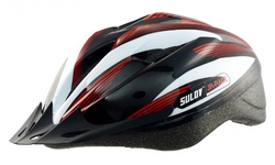 Dětská cyklo helma SULOV® JR-RACE-B, vel S/50-53cm, černo-bílá