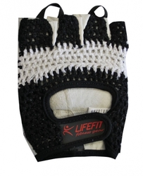 Fitness rukavice LIFEFIT® KNIT, vel. L, černé
