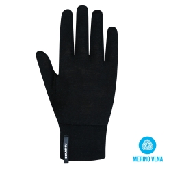 Unisex merino rukavice Merglov black ***ZDARMA DOPRAVA***