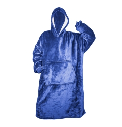 Televizní mikina s kapucí HOODIE, S-XXL modrá (š:88cm, v:112cm)-88112M