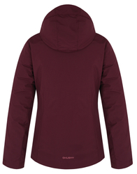 Dámská hardshellová plněná bunda Nurme L dark bordo ***ZDARMA DOPRAVA***