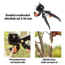 Zahradnické nůžky na roubování EDEN 270 mm