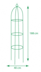 Opora pro pnoucí rostliny 188 x 40 cm