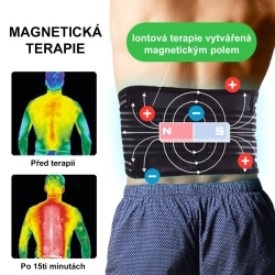 Samozahřívací masážní pás TOURMALINE, vel. XXL