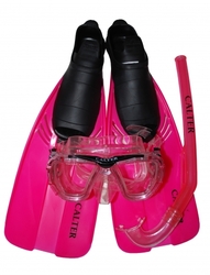 Potápěčský set CALTER FULL dětský růžový