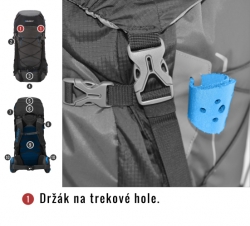 Batoh Expedice Ribon 60l vínová ***ZDARMA DOPRAVA***