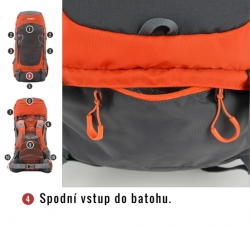 Batoh Expedice Rony 50l blue ***ZDARMA DOPRAVA***