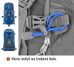 Batoh Expedice / Turistika Sloper 45 l černá ***ZDARMA DOPRAVA***