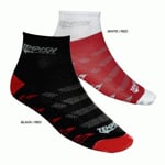 SPORT ponožky white/ red 3-4