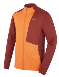 Pánská mikina na zip Tarp zip M deep brick/orange ***ZDARMA DOPRAVA***