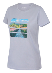 Dámské bavlněné triko Tee Flo L light blue ***ZDARMA DOPRAVA***