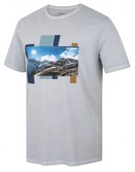 Pánské bavlněné triko Tee Skyline M light grey ***ZDARMA DOPRAVA***