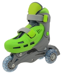 Kolečkové brusle TRISKATE BASIC vel.XS (27-30), zelené