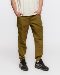 Pánské bavlněné kalhoty Roy M khaki ***ZDARMA DOPRAVA***