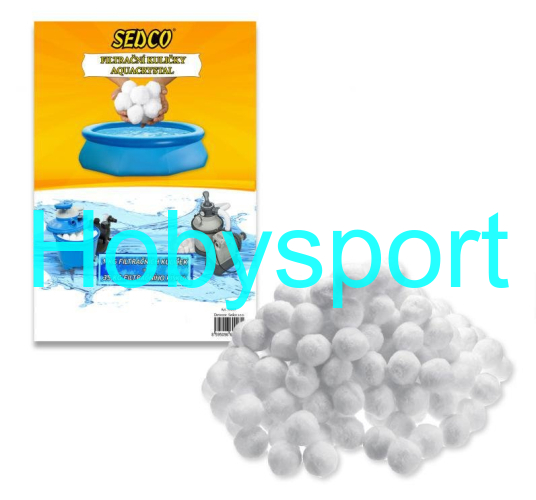 Filtrační kuličky -FLOWCLEAR - PES AQUA CRYSTAL 1000 g