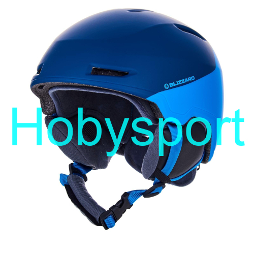 BLIZZARD Viper ski helmet junior, dark blue matt/bright blue matt
