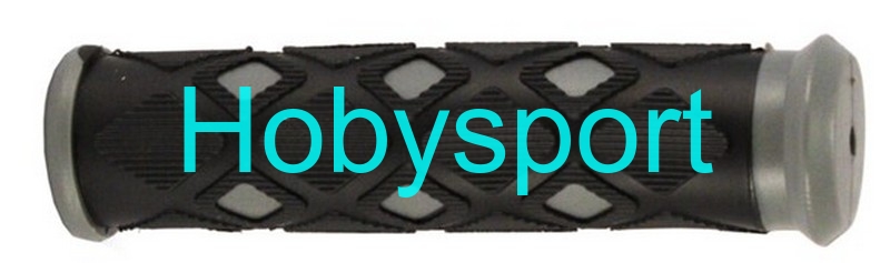 Gripy velo černo-šedé 130 mm